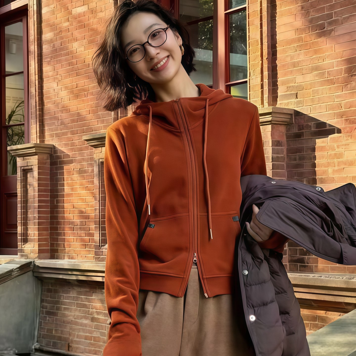 【赠送运费险】德绒连帽卫衣外套