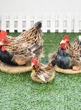 仿真模型小鸡仔拍摄道具摆件