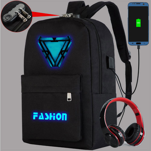 炫酷夜光/防盗密码锁/大容量背包