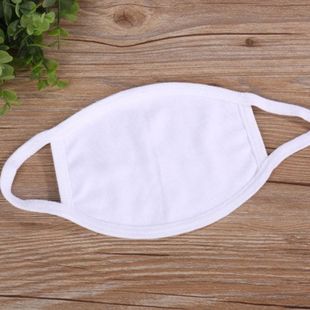 白黑色三层纯棉布卫生口罩劳保加厚大保暖防寒冻风灰尘晒柔软男女