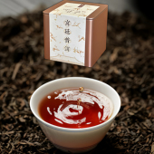 2018年宫廷普洱茶金针白莲古树熟茶散茶礼盒装 养生养胃熟茶