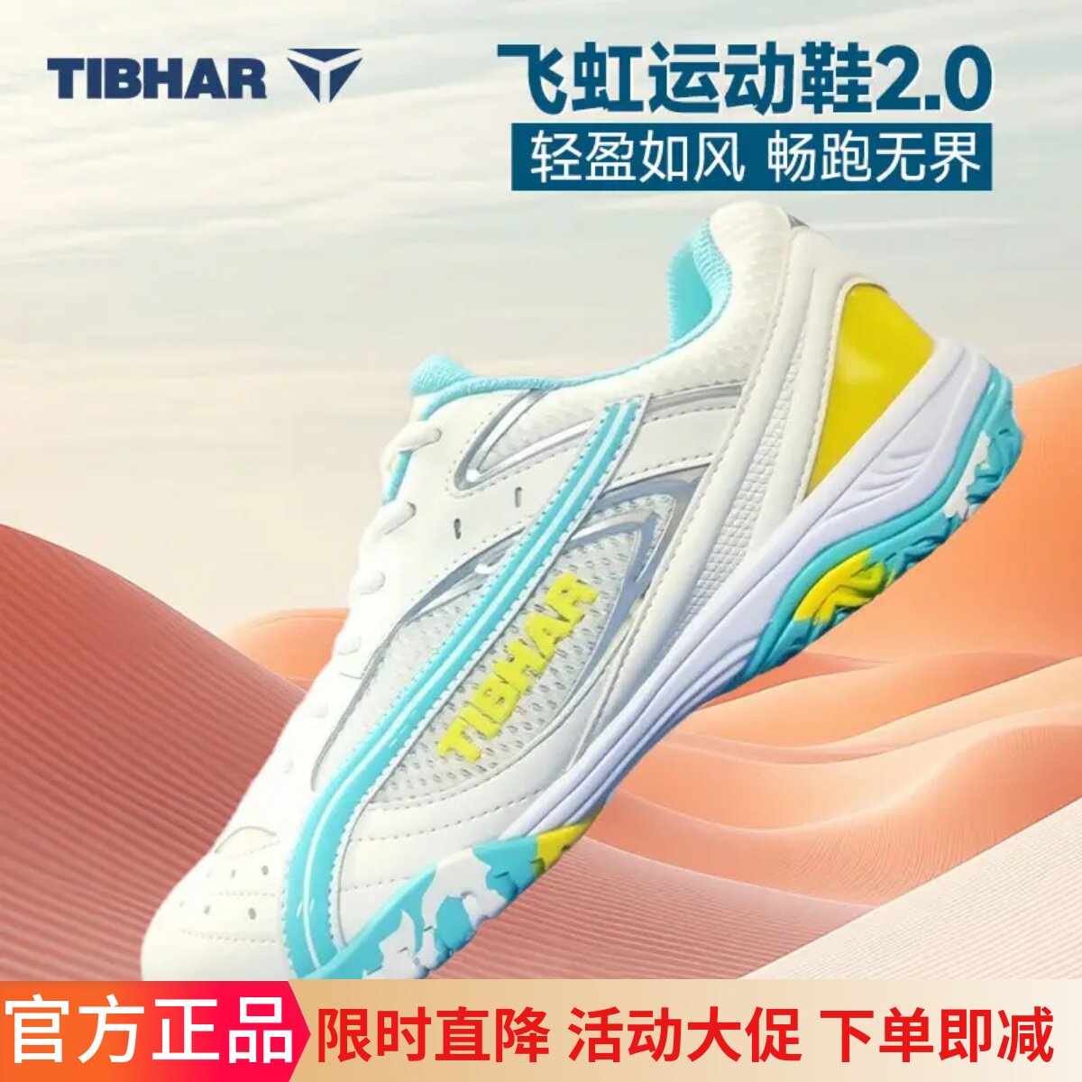 兵乓球运动鞋防滑透气飞虹2.0