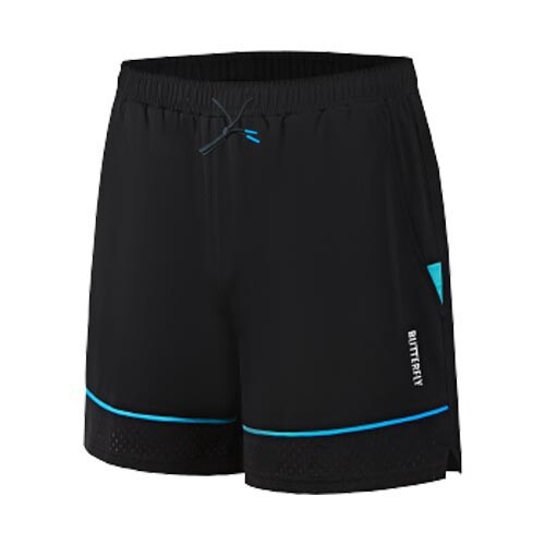 26年蝴蝶/Butterfly新款运动短裤BWS-337速干吸汗乒乓球运动短裤