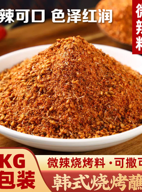 柏兰韩式烤肉微辣料烧烤蘸料撒料炸串料干料餐饮批发家用干碟2kg
