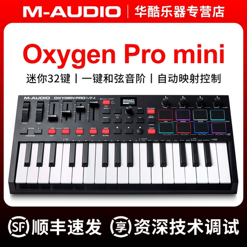 M-Audio oxygen Pro Mini Полу-весу Mini 32-ключ для музыкальной аранжировка клавиши Midi Controller