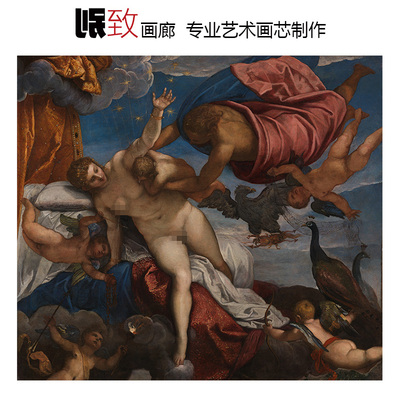 意大利文艺复兴人物油画装饰画