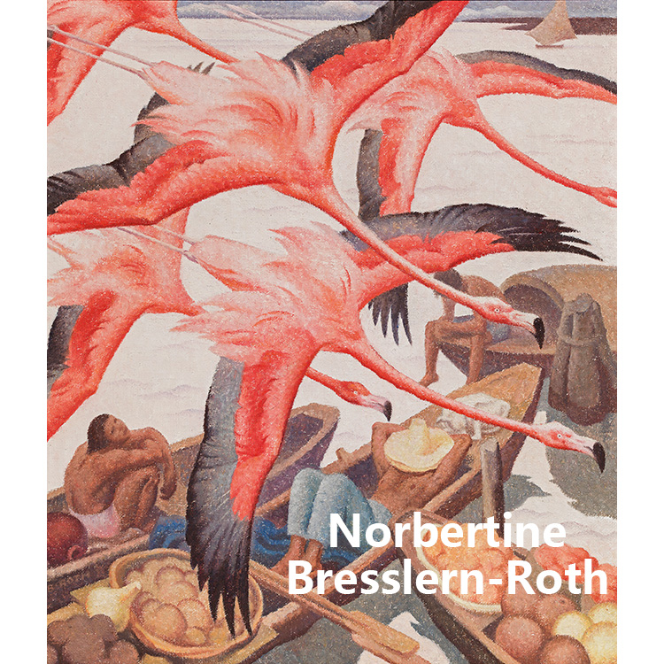 火烈鸟 Bresslern-Roth奥地利动物油画 玄关书房儿童房装饰画芯图片