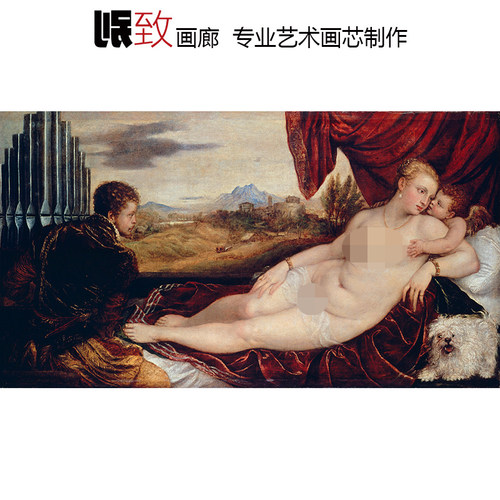 意大利文艺复兴人物油画装饰画