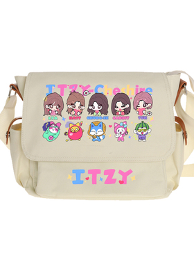 ITZY 周边 单肩包 李彩领 申有娜 崔智秀 明星粉丝应援斜挎包书包