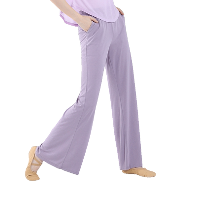 古典舞宽松裤铜氨丝现代阔腿裤