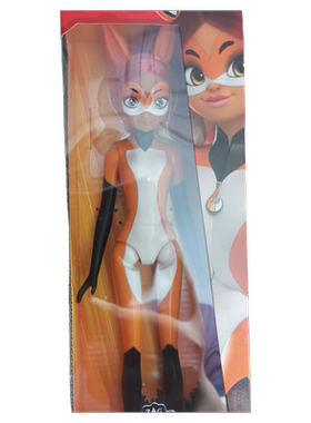 正版Ladybug奇迹少女瓢虫雷迪黑猫罗尔马丽娜人偶模型摆件女玩具