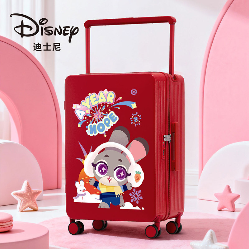 迪士尼儿童行李箱女孩2025新款卡通朱迪高颜值旅行箱疯狂动物城2