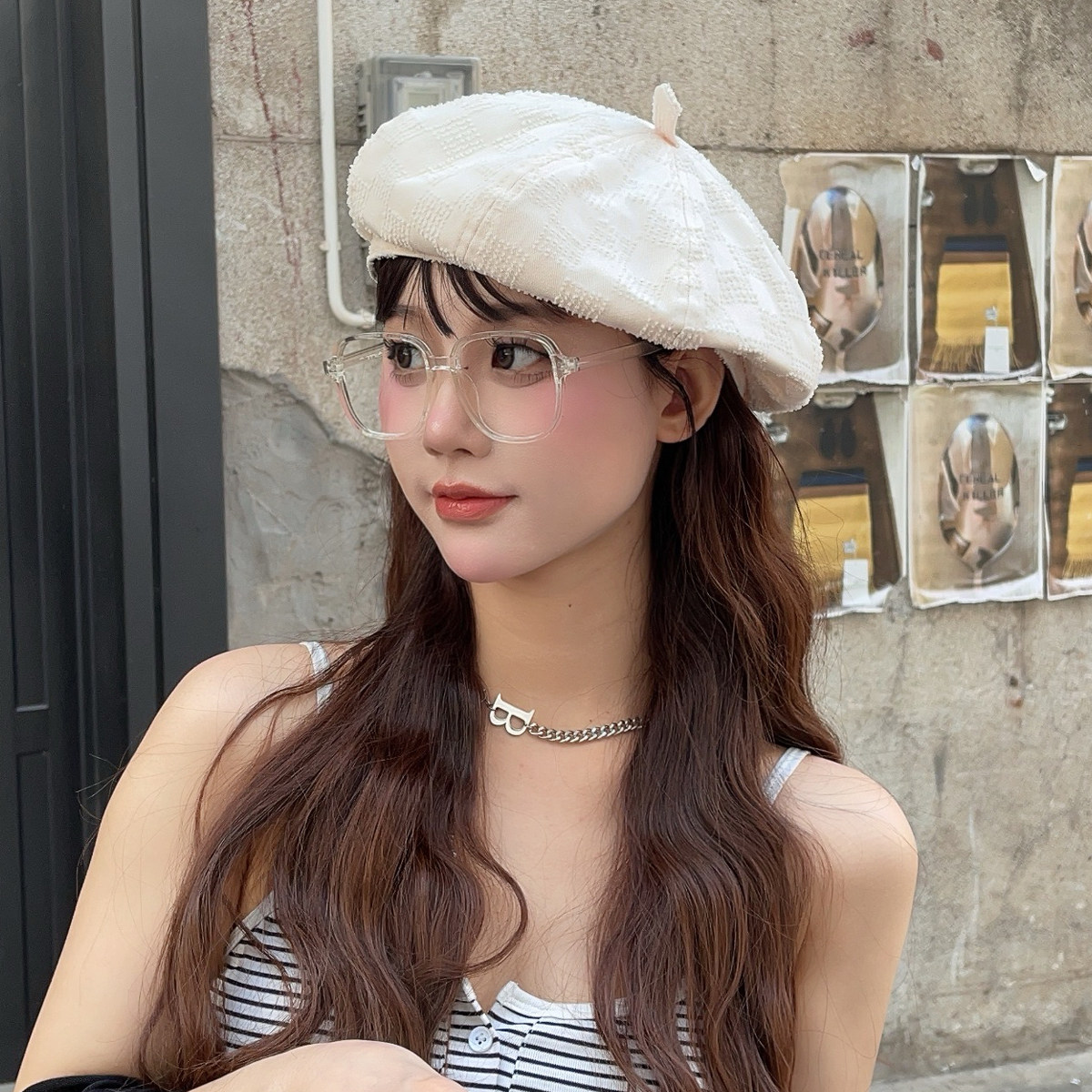 贝雷帽子女新款韩版南瓜帽
