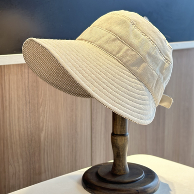 夏季大檐纯色防晒遮阳帽