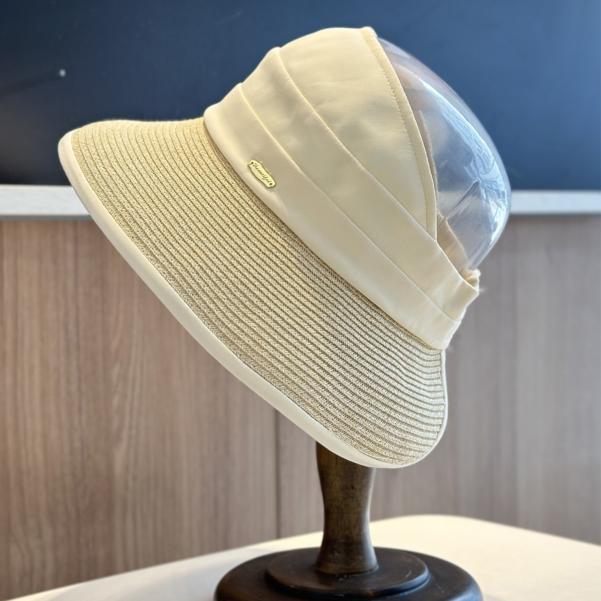 2025新款时尚百搭空顶遮阳帽子女夏拼接经典百搭可折叠防晒贝壳帽