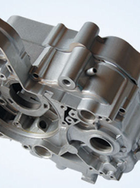 摩托车卧式发动机配件110上置下置左右曲轴箱体总成3+1倒档机箱体