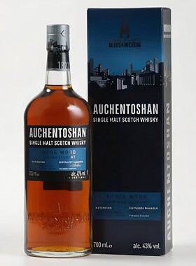 欧肯特轩三桶单一麦芽苏格兰威士忌进口洋酒AUCHENTOSHAN国行正品