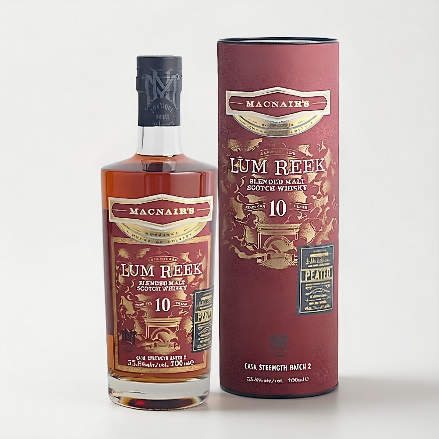 迈尔10年桶强第二版调和麦芽威士忌英国原装进口行货正品55.8度