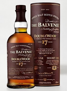 百富17年双桶Balvenie单一麦芽威士忌700ml英国进口洋酒 国行正品