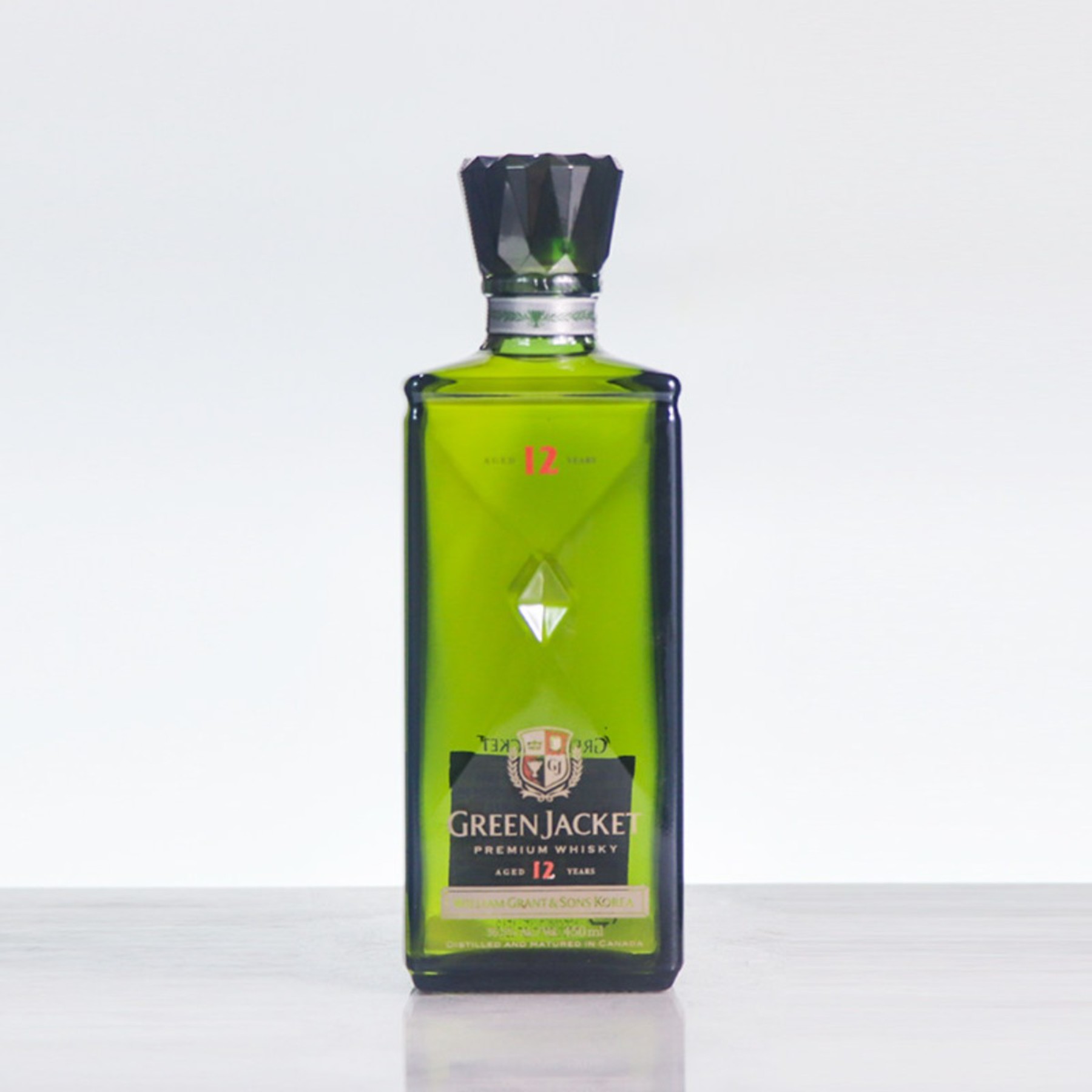 格兰父子冠赢家12年澳大利亚调和威士忌洋酒450ml Green Jacket