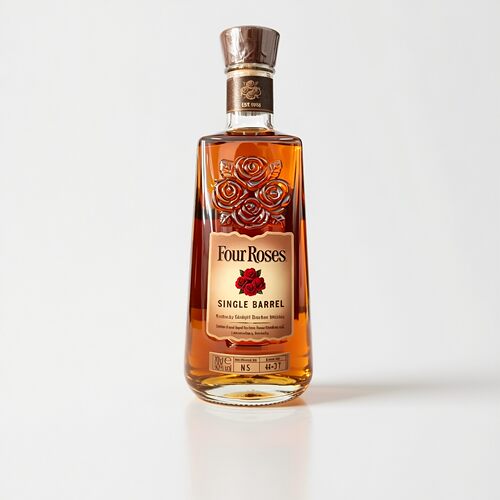 四玫瑰Four Roses波本威士忌单桶酿造美国肯塔基州原产750ml50度