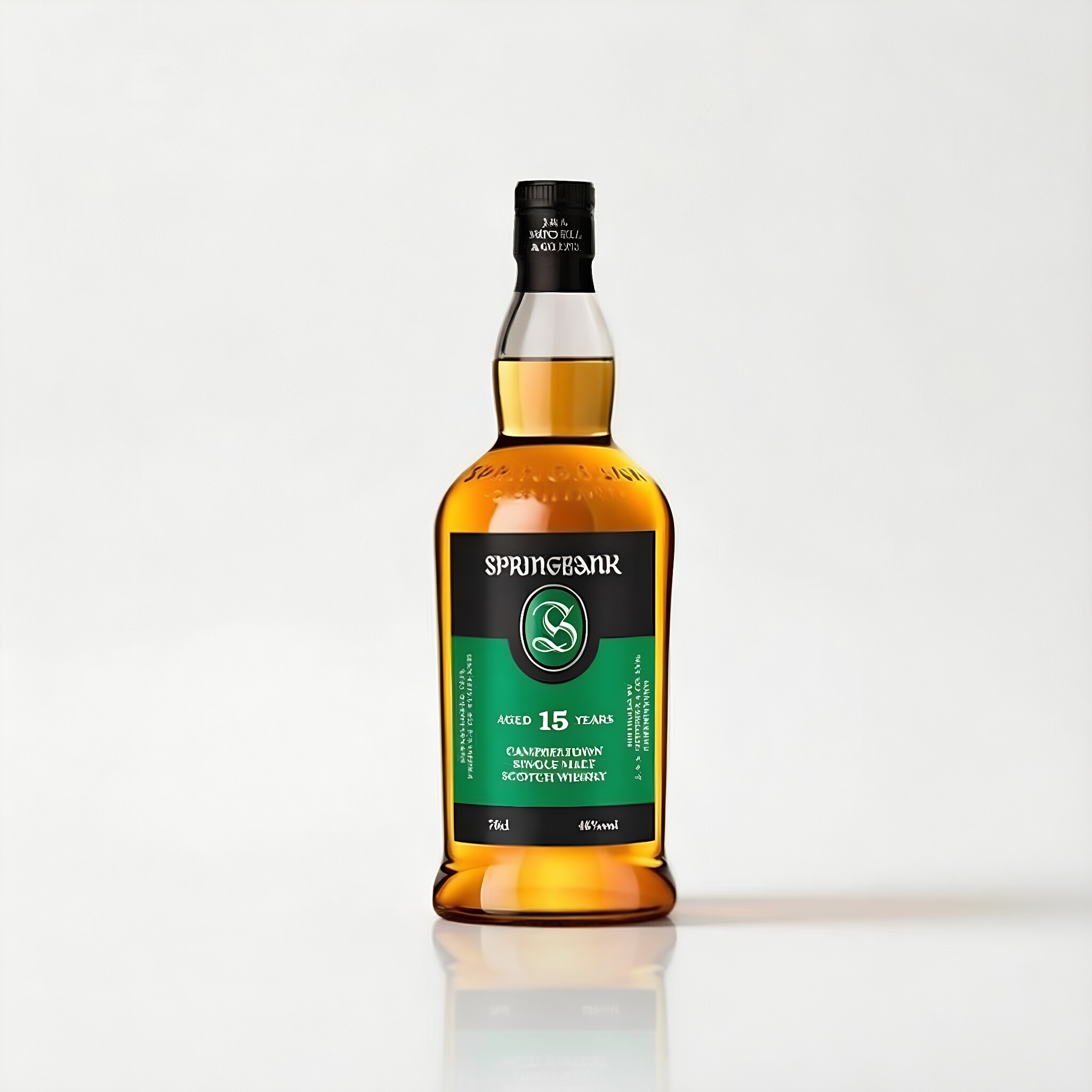 云顶15年单一麦芽威士忌英国原装进口威士忌SPRINGBANK 国行正品