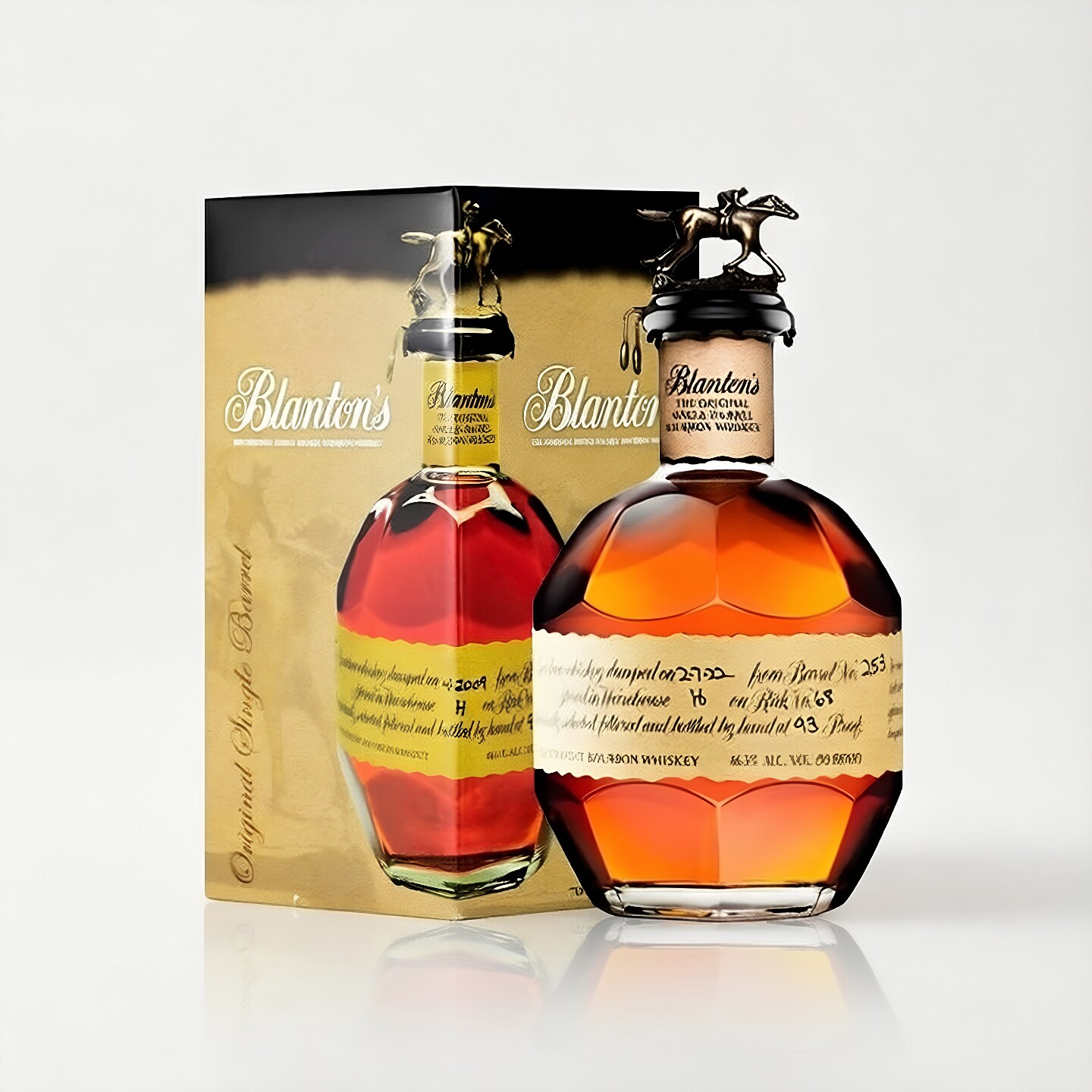 国行正品 波兰顿Blanton's 黄标  原酿单桶波旁进口威士忌 700ml