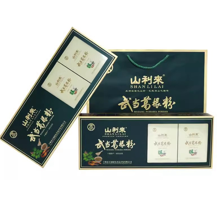 山利來葛根粉禮盒裝十堰特產(chǎn)送禮柴葛根禮盒裝早餐代餐粉