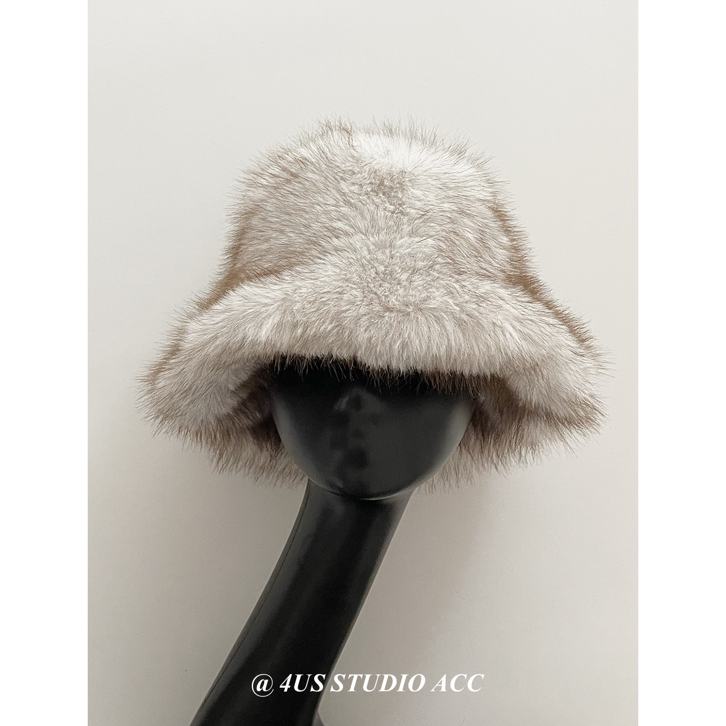 韩版毛绒绒高级感渔夫帽