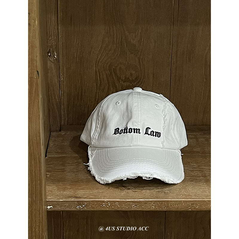 小众潮牌做旧破洞棒球帽