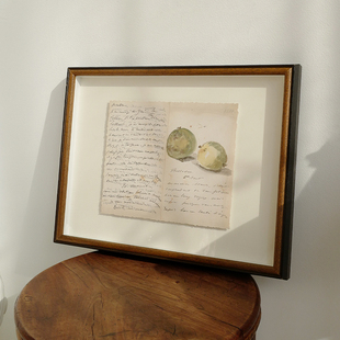 饰中古餐厅咖啡厅挂画 裱高级复古装 加安加丽马奈 信印象派悬浮装