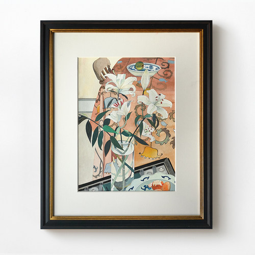 加安加丽签约插画师餐厅装饰画