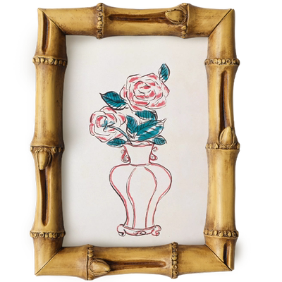 加安加丽外框新中式风花卉装饰画