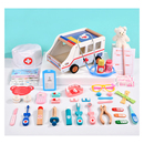 儿童小医生玩具套餐女孩救护车医生扮演看病玩具男孩过家家听诊器