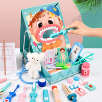 牙科医生玩具套装女孩男孩医生扮演玩具牙科医生儿童口腔医生玩具