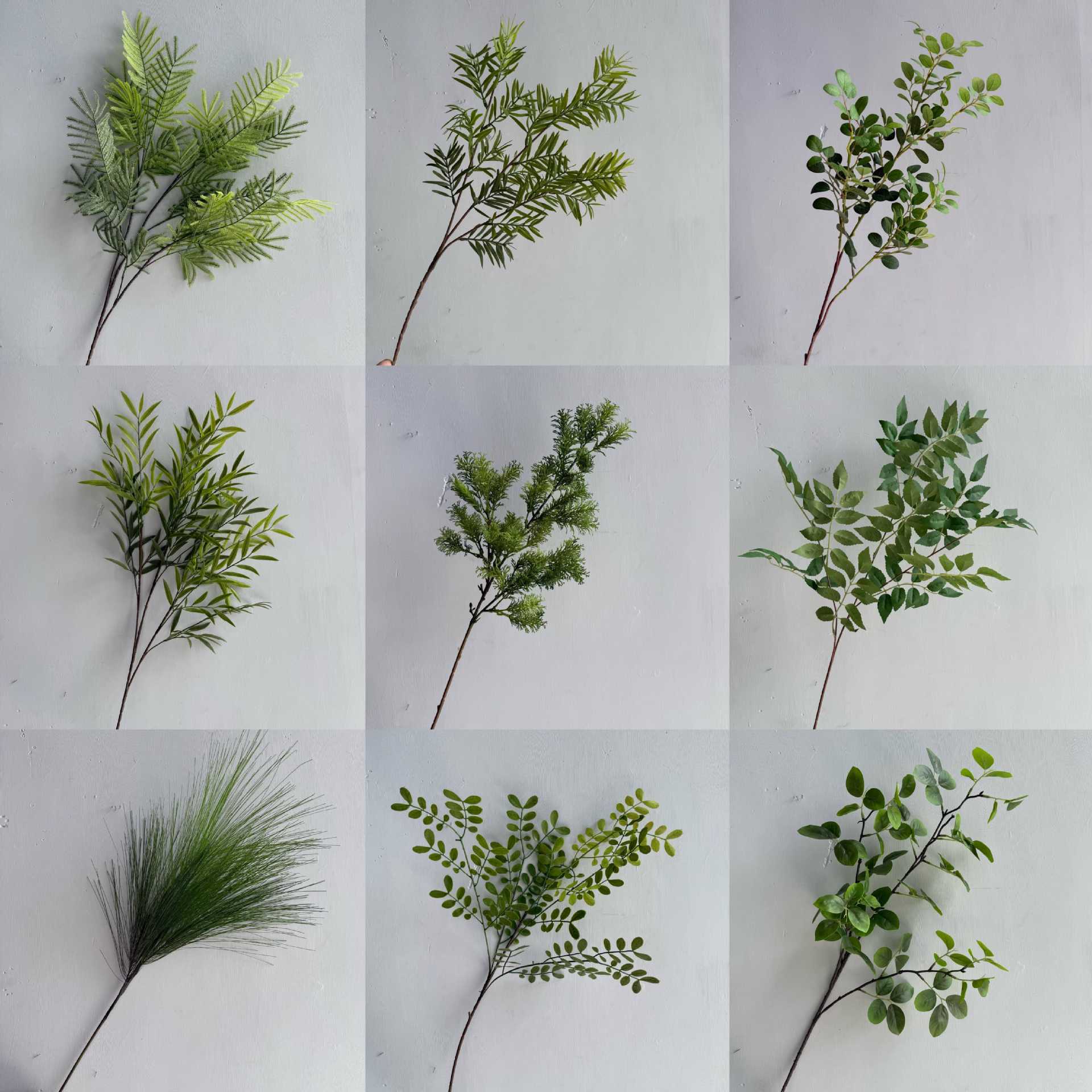 仿真绿植 叶材植物 婚庆布景婚礼堂道具插花造景蕨类厂家 装饰