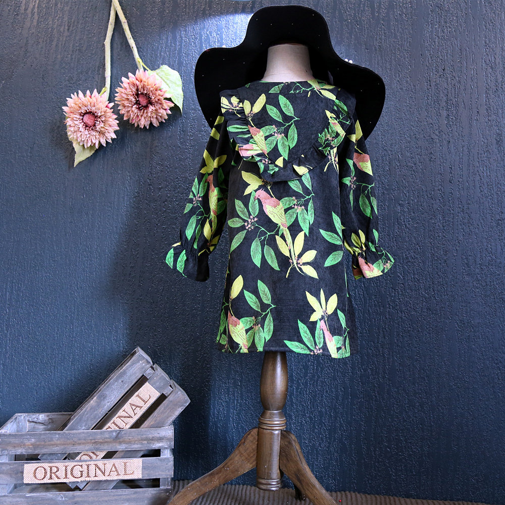 Robe enfant en velours côtelé - Ref 2043786 Image 1