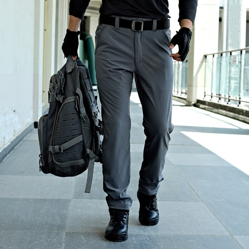 侧卫夏季弹力战术裤男速干裤