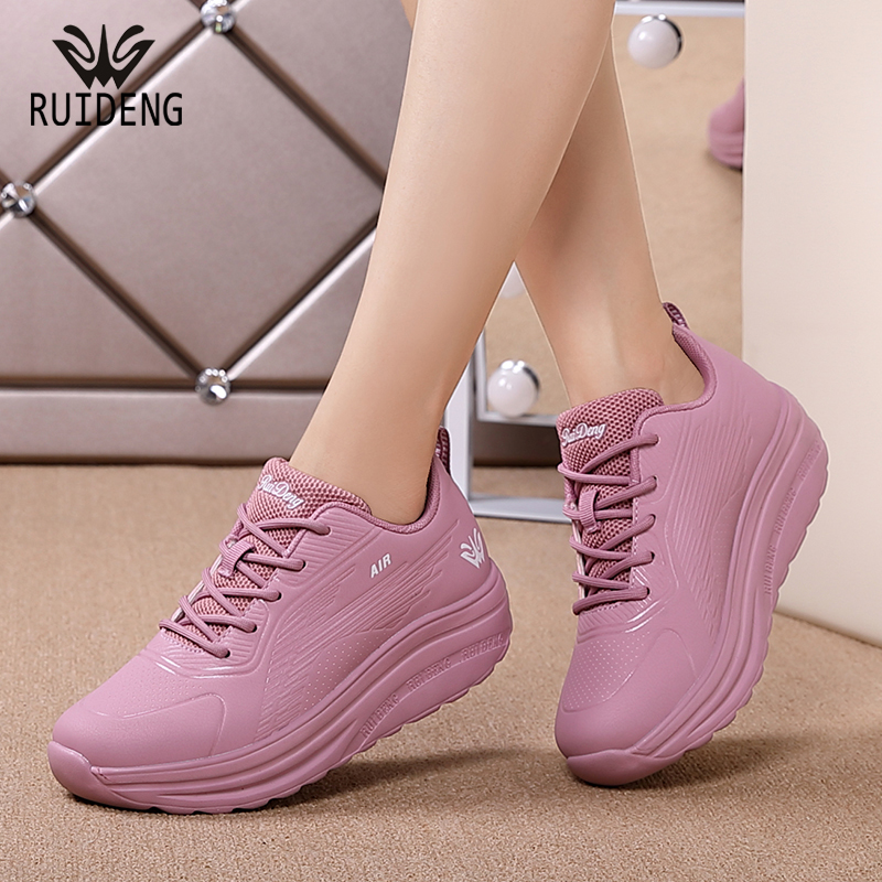 春季季新款防滑减震超纤摇摇鞋