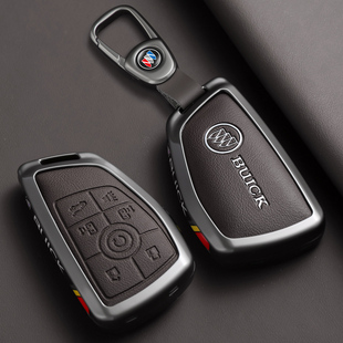 适用于2025款 别克GL8陆尊新能源车遥控包壳扣 别克世纪钥匙套26款