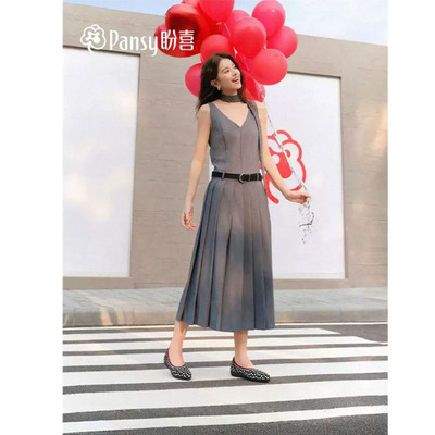 Pansy女鞋2026春季新款一脚蹬王妃鞋浅口舒适软底显脚小通勤单鞋