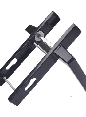 坚朗kin long铝合金门锁把手塑钢锁执手断桥铝平开门锁中心距85mm