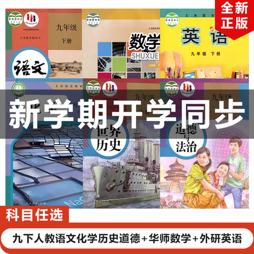 2025新版九年级下册全套6本