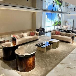 意式轻奢宾利Bentley拉姆齐沙发豪宅别墅设计师款客厅组合家具