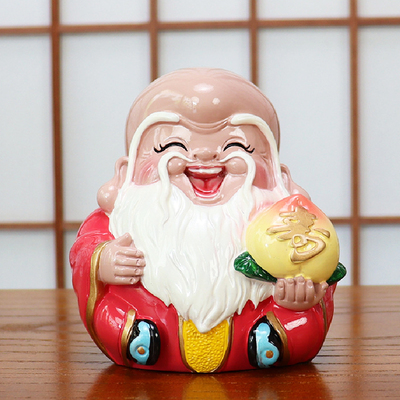 福禄寿生日礼物老人摆件寿星摆件