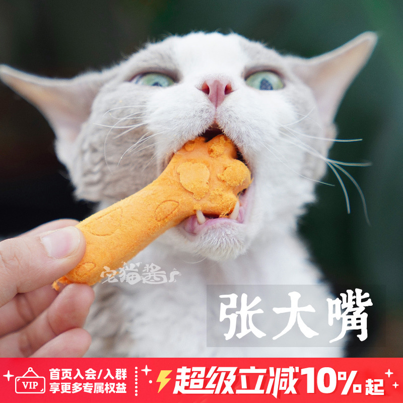 路斯猫零食冻干磨牙棒