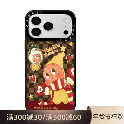 17promax 联名发光星星人TwinkleTwinkle格子iphone16壳15promax14pro镜面MagSafe磁吸13卡通12C家