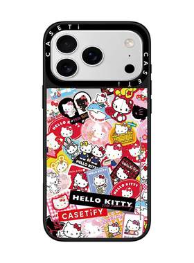 CASETIF凯蒂猫五十周年适用于苹果17promax壳/iphone16promax/15pro/14plus/13p/12p套case磁吸壳手链