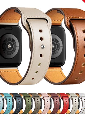 Leather band For Apple watch Ultra 49mm 44mm 40mm 38mm/42mm