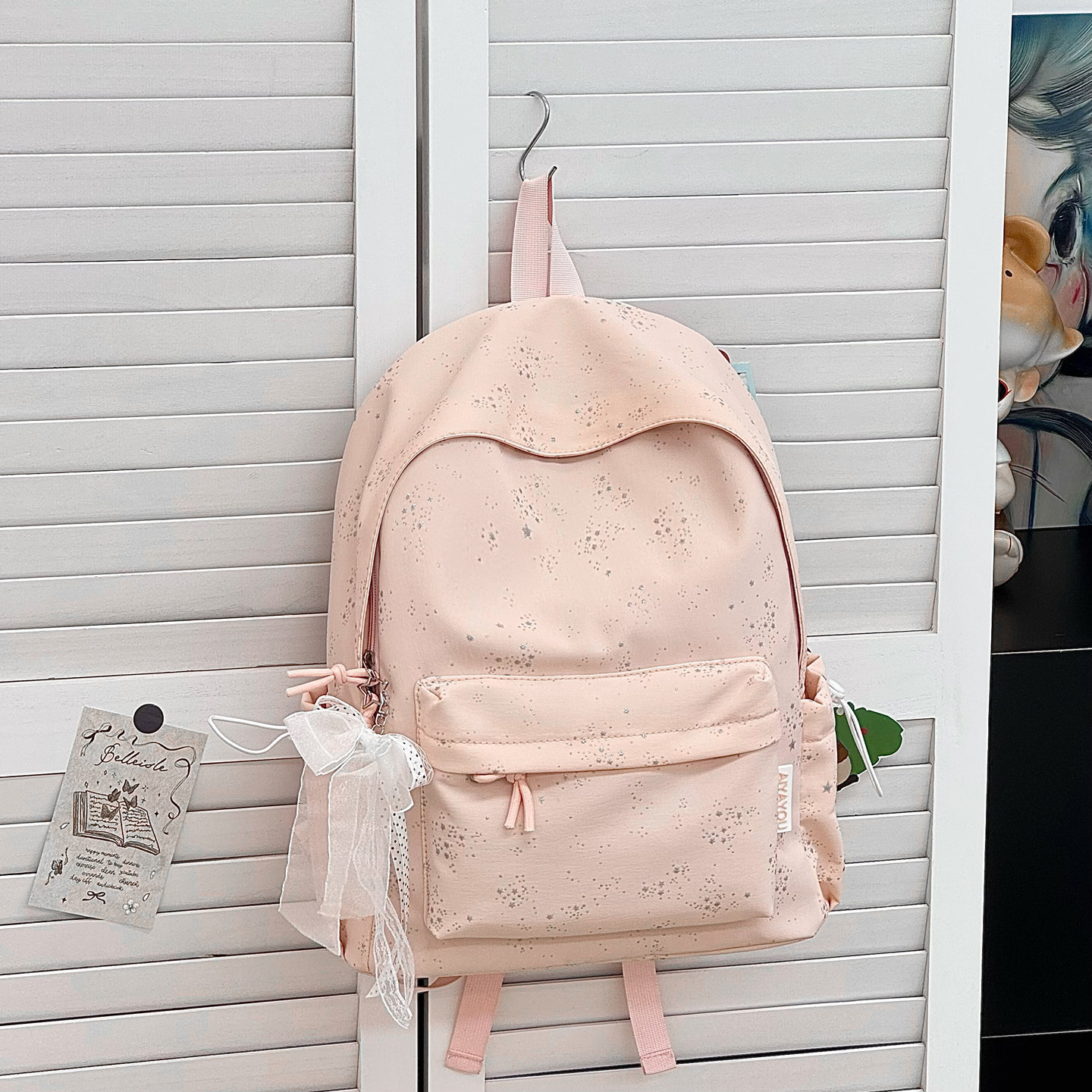 韩版女童时尚可爱旅游背包小学生中大童补课双肩包儿童春游包包潮